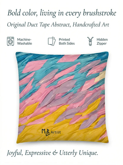 Sunset On Sky Basic Pillow