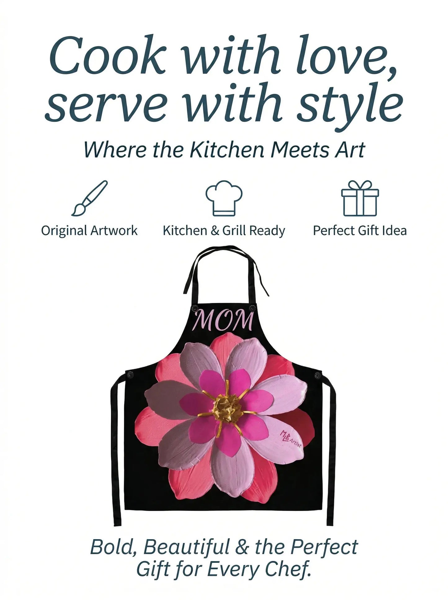 Flower Mom Apron