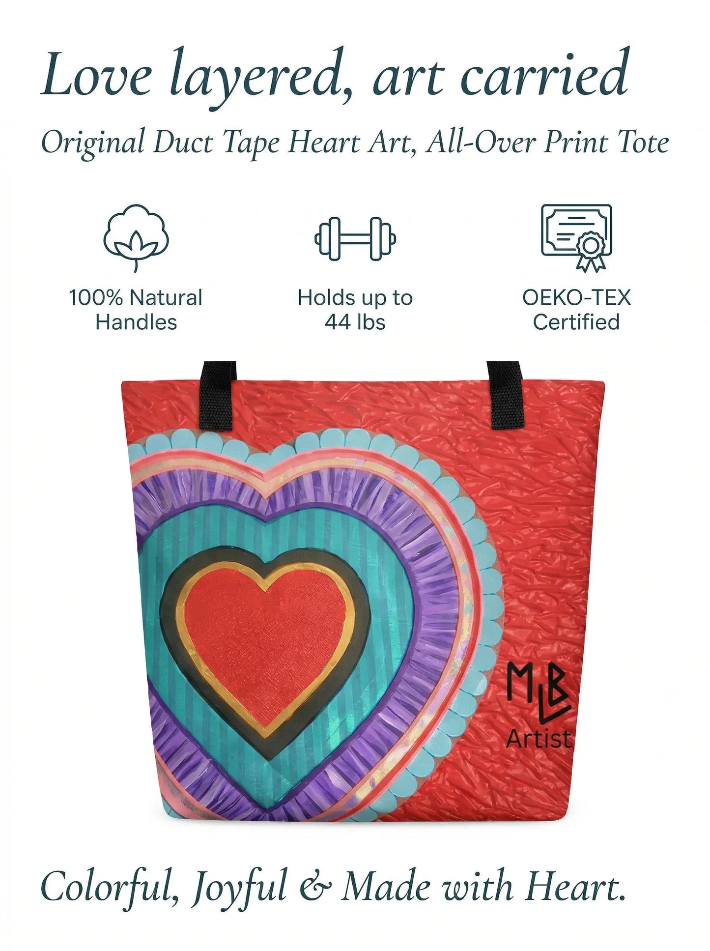 Heart Tote Bag