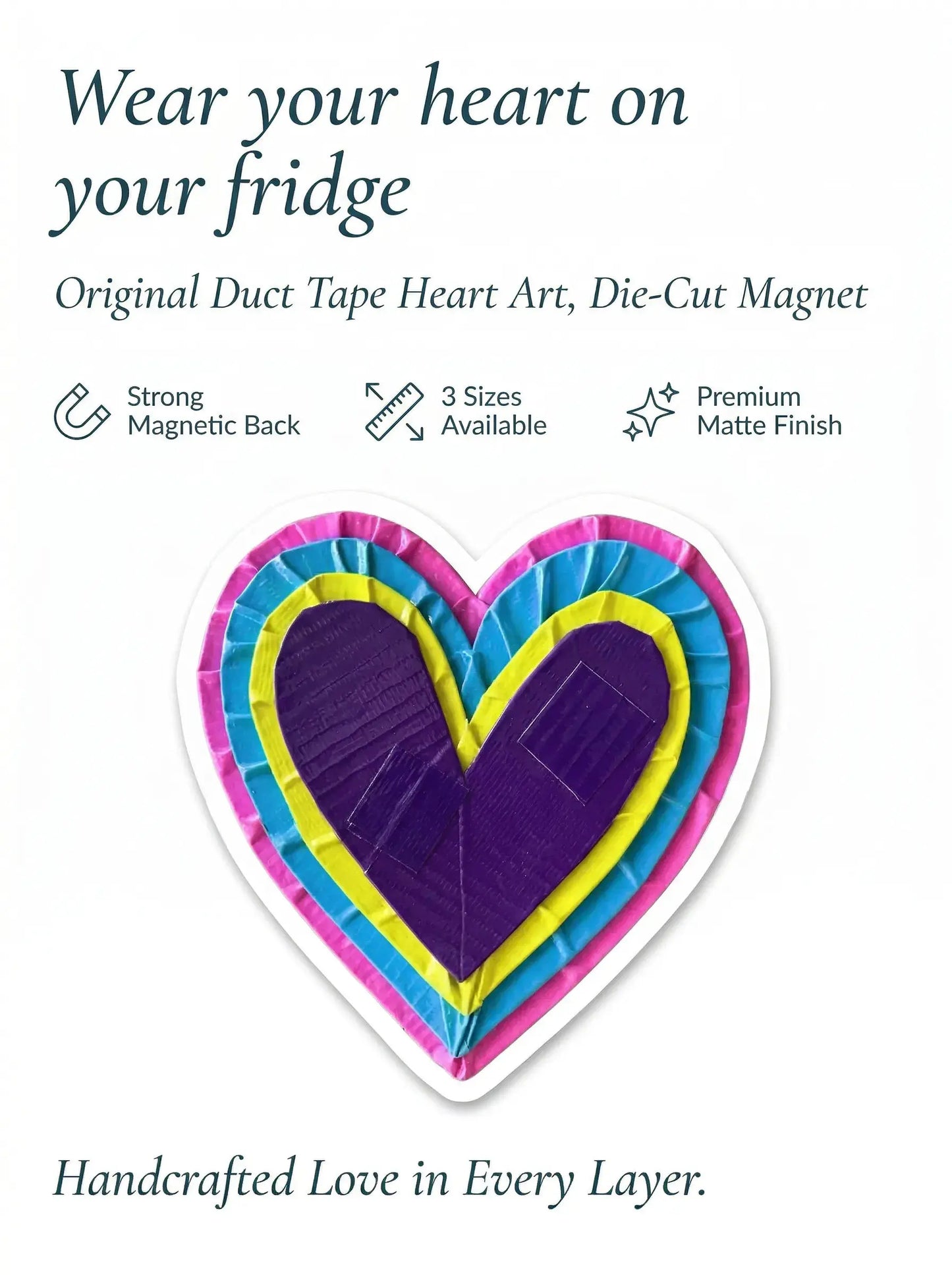 Tape Heart Magnet