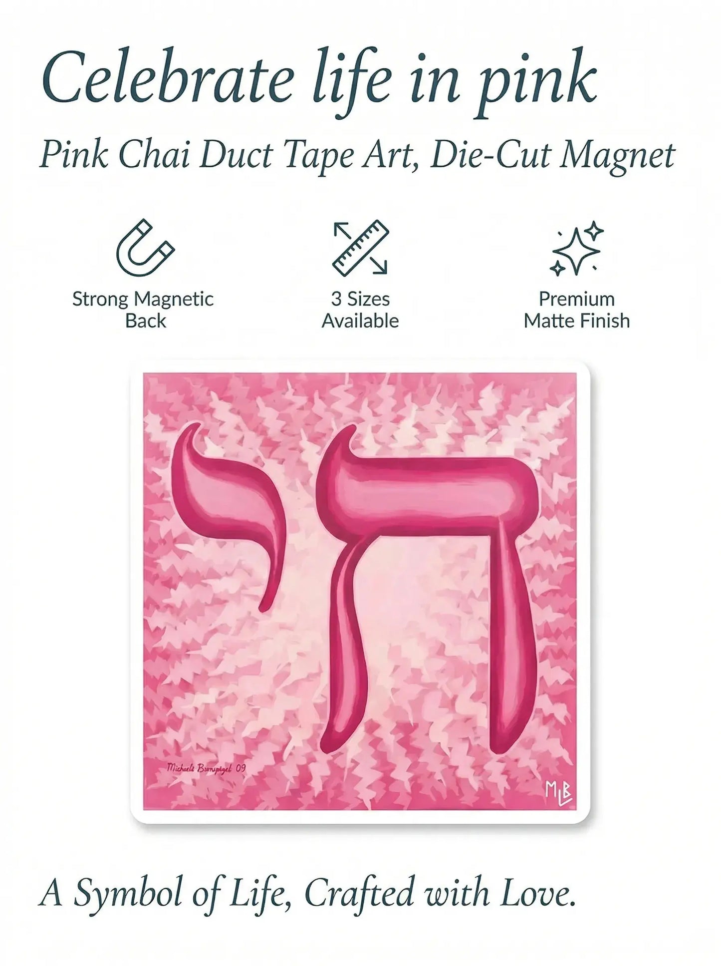 Pink Chai Life Magnet