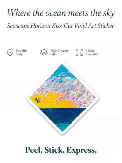 Diamond Hamptons Sunset Bubble-Free Stickers