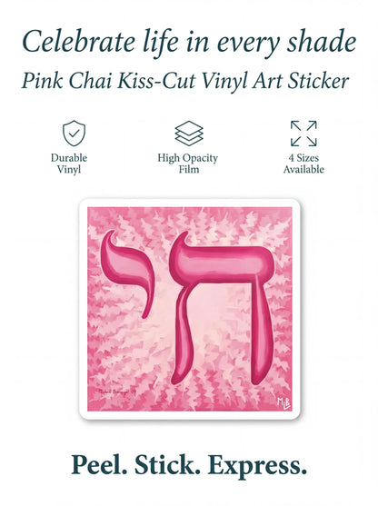 Pink Chai Life Bubble-Free Stickers