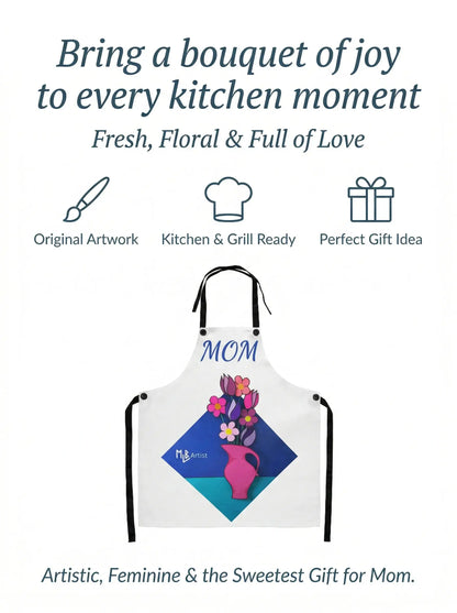 Duct Tape Flower Mom Apron