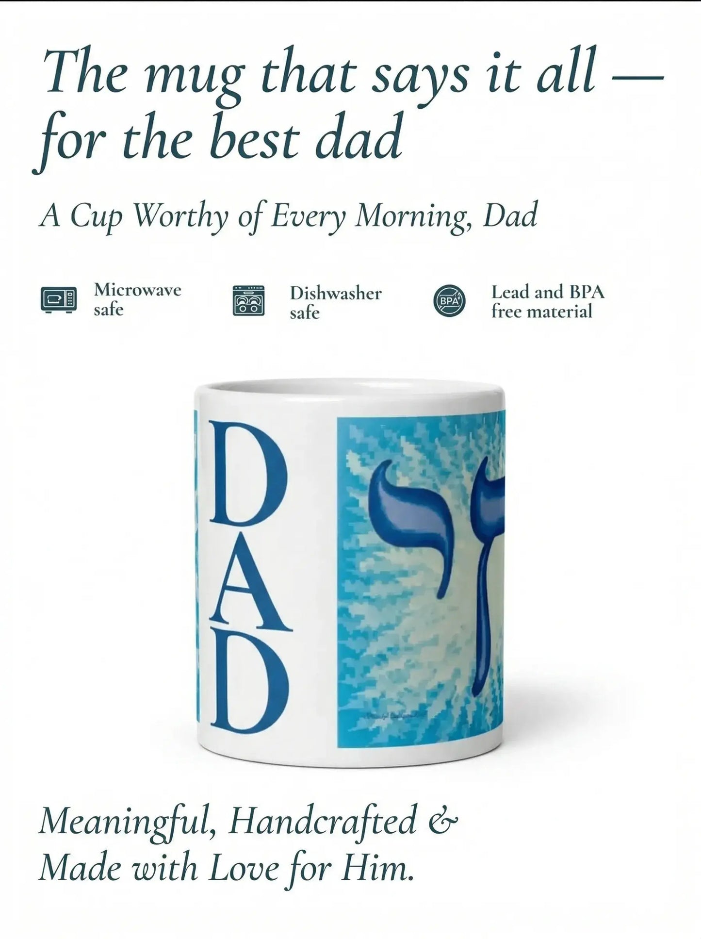 Chai Dad White Glossy Mug