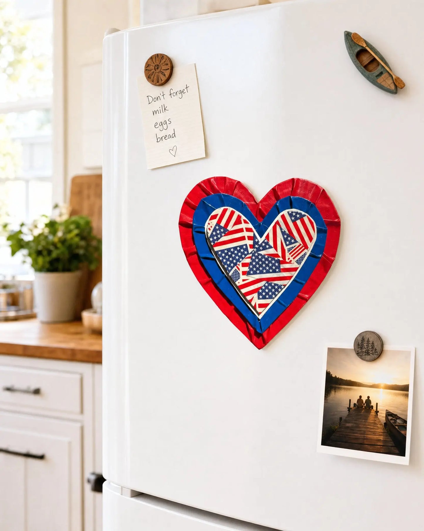 American Heart Tape Magnet
