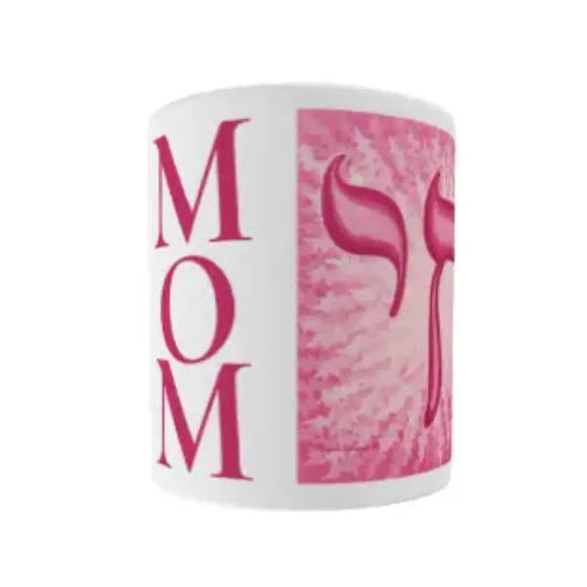 Pink Chai Mom White Glossy Mug