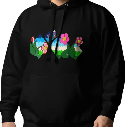 Flower Field Fantasy Unisex Hoodie