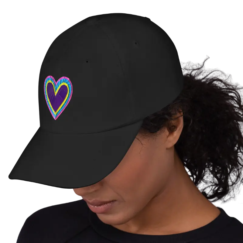Tape Heart Baseball Cap