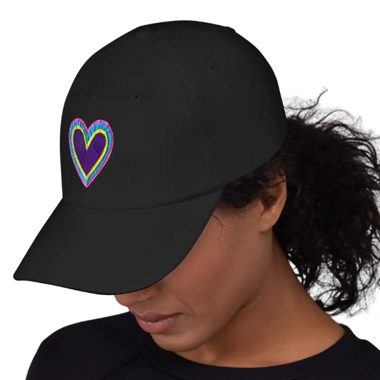 Tape Heart Baseball Cap