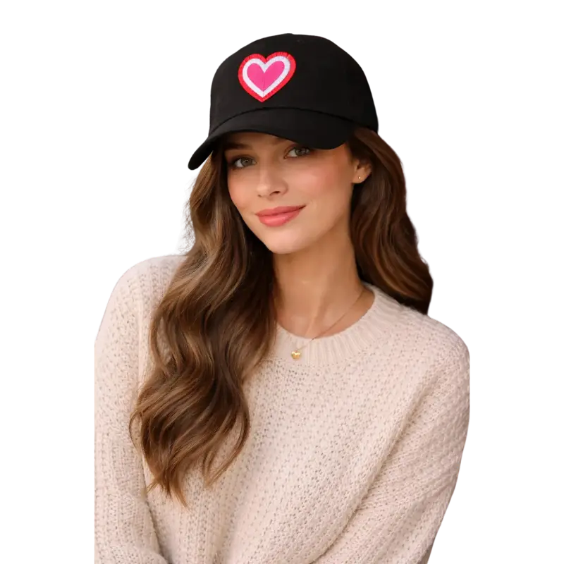 Red Tape Heart Baseball Cap