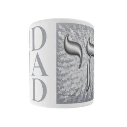 Silver Chai Life Dad White Glossy Mug