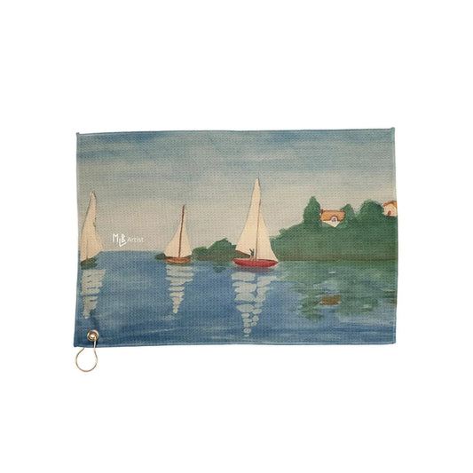 Sailboats Golf Towel