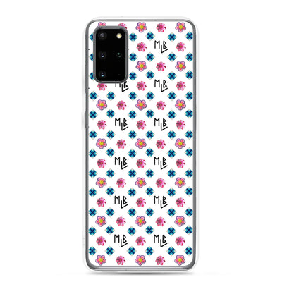MLB Repeating Flower Pattern Clear Case for Samsung®