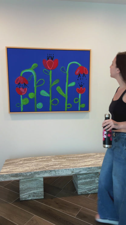 Flower Stainless Steel Water Bottle
