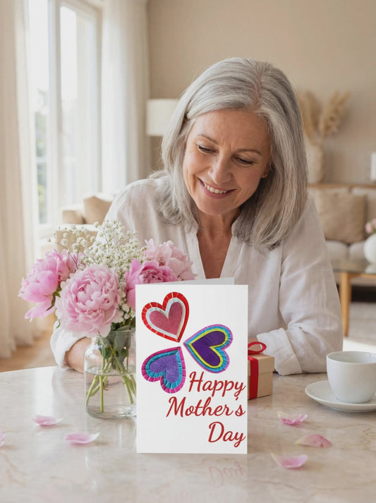 Tape Heart Mother's Day Greeting Card