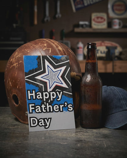 Happy Father's Day Star Greeting Card