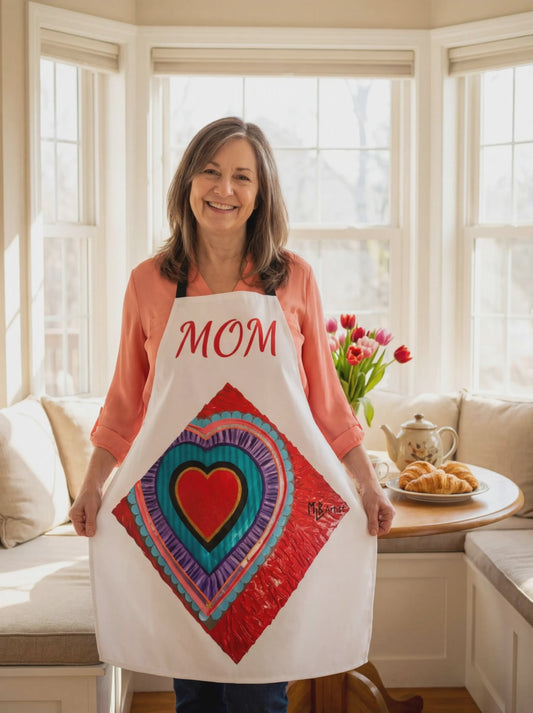 Heart Mom Apron