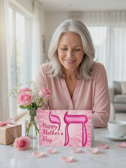 Pink Chai Life Happy Mother's Day Greeting Card