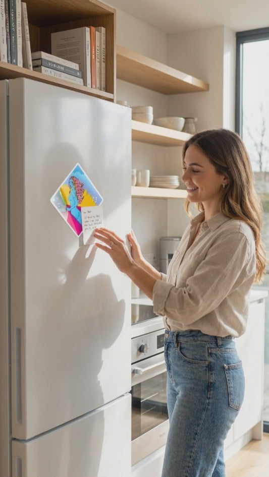 Diamond American Woman Magnet