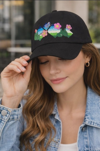 Flower Field Fantasy Baseball Cap