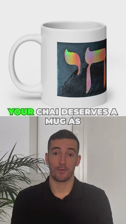 Rainbow Chai Life White Glossy Mug