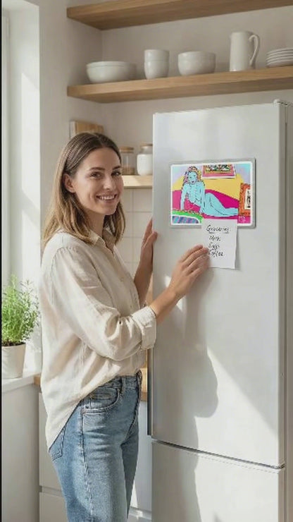 American Woman Reclining Magnet