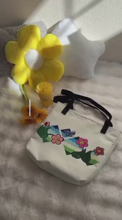 Flower Field Fantasy Tote Bag