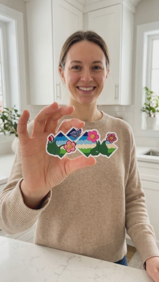 Flower Field Fantasy Magnet