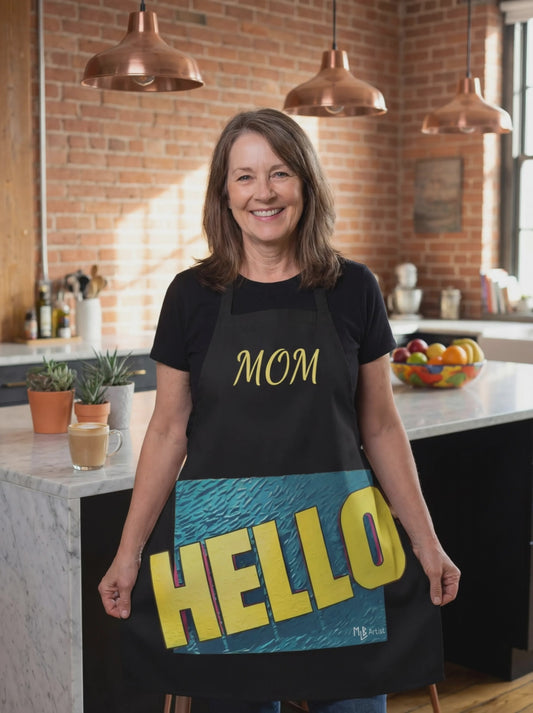 HELLO Mom Apron
