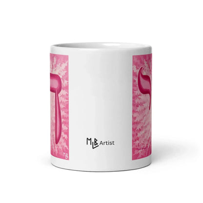 Pink Chai Life 4-Pack White Glossy Mugs
